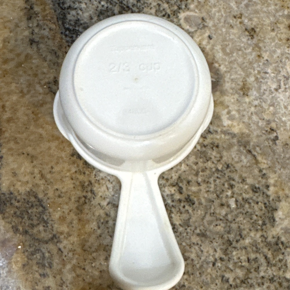 Tupperware #3480 Replacement‎ 2/3 Cup White Measuring Cup - Picture 6 of 7